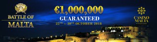 Titelbild zu Battle of Malta: Größtes Pokerturnier auf Malta mit 1 Million Euro Preisgeld