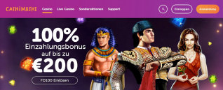 Titelbild zu Neu auf GambleJoe: Erfahrungen mit dem CashiMashi Casino im kurzen Test
