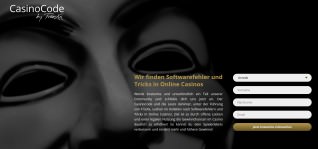 Titelbild zu CasinoCode.net – echte Casino Tricks oder nur Trickbetrug?