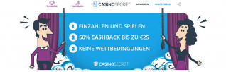 Titelbild zu Das neue CasinoSecret mit revolutionärem Sofort-Cashback-System