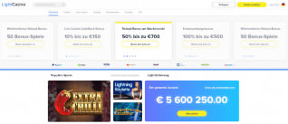 Titelbild zu Neu auf GambleJoe: Erfahrungen mit LightCasino im ersten Test