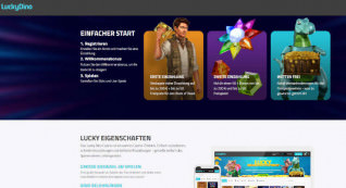 Titelbild zu Neu auf GambleJoe: Erfahrungen mit dem LuckyDino Casino im ersten Test