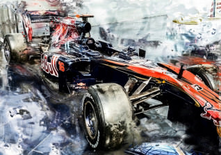 Titelbild zu Formel-1-Auto fährt durch Casino in Las Vegas