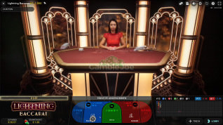Titelbild zu Lightning Baccarat: Der neue Tisch von Evolution Gaming
