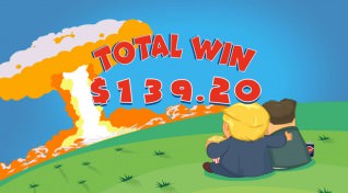 Titelbild zu Neuer Red Tiger Slot Rocket Men: Kampf um den größeren Atom-Knopf