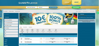 Titelbild zu Neu: Sunnyplayer bietet Sportwetten wie sunmaker
