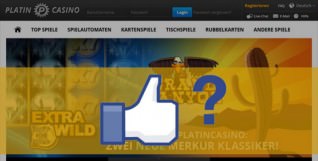 Titelbild zu Facebook-Unterhaltung ergab: Platincasino ist seriös und zahlt Gewinne aus