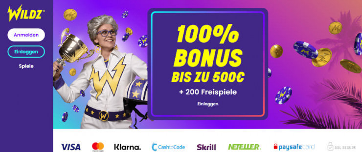 Wildz: Das neue Online Casino im ersten Kurztest