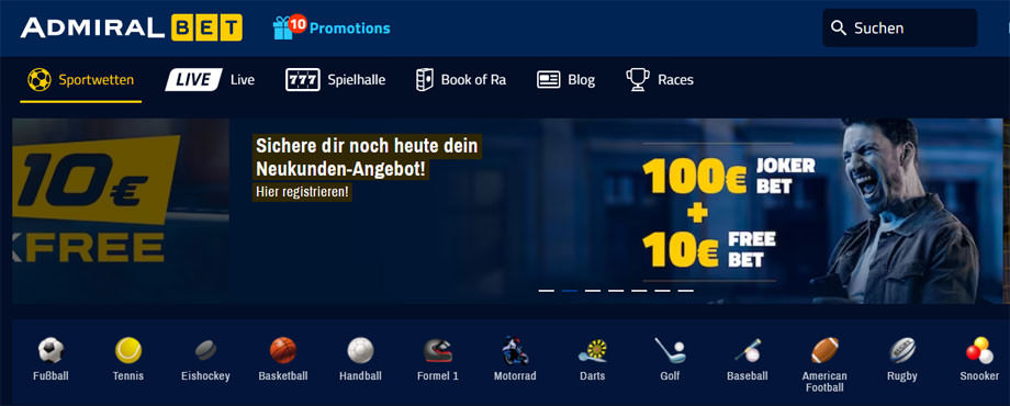 AdmiralBet Titelbild