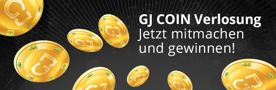 Wir verlosen 50 mal 25 GJ Coins