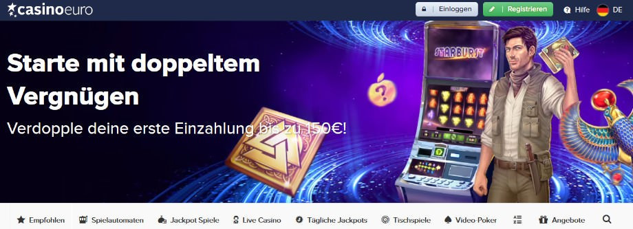 Titelbild des CasinoEuro Testbericht